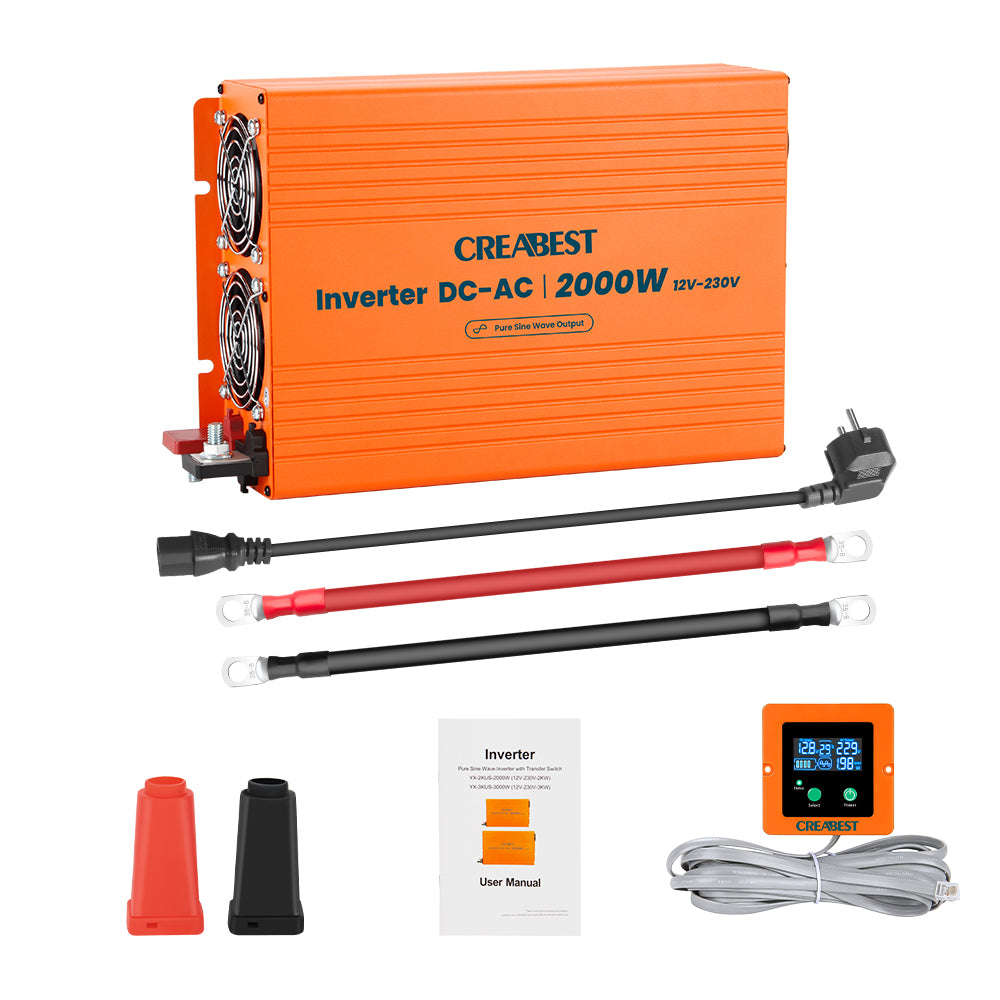 Przetwornica 12V 230V 2000w