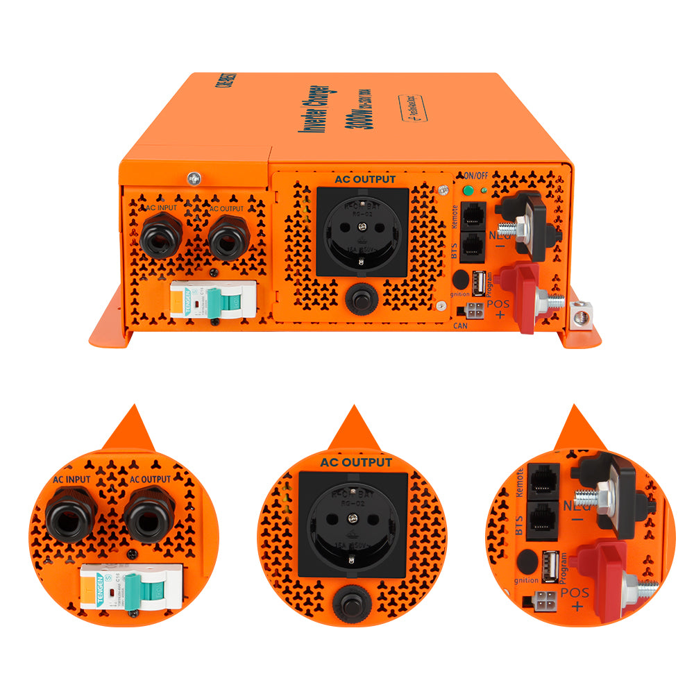 Przetwornica 12V 3000W z Ładowarką